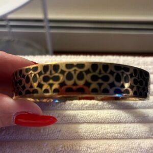 Coach Gold Bangle Bracelet